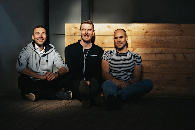 Co-founders of Freelo.cz Karel Dytrych, Jan Kulda, Karel Borkovec