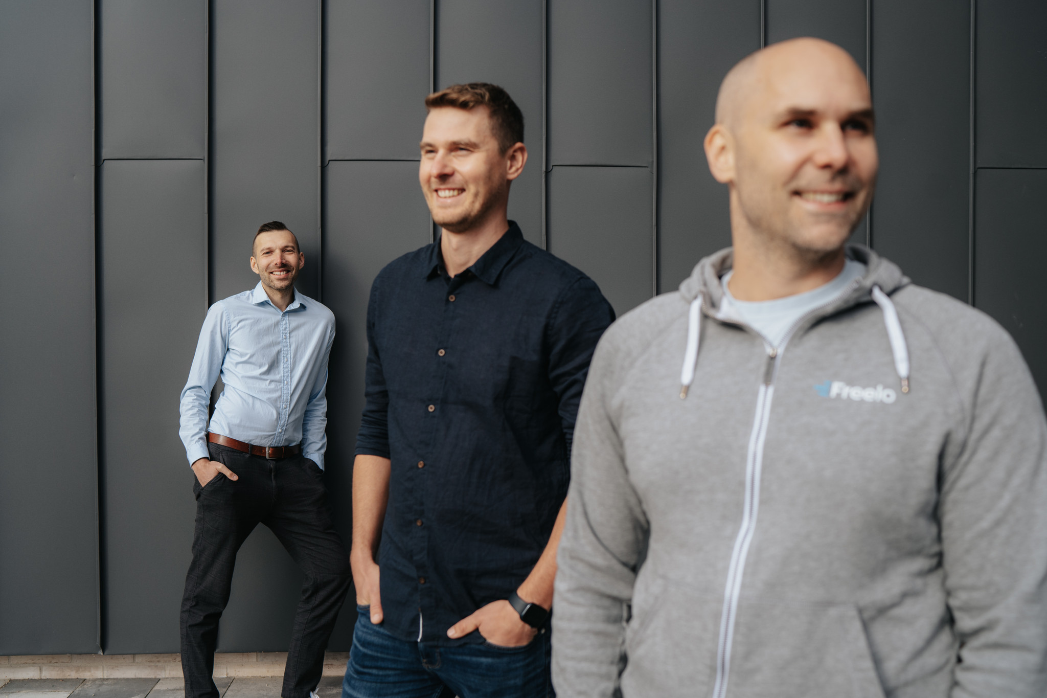 Spoluzakladatelia Freelo.cz Karel Dytrych, Jan Kulda, Karel Borkovec