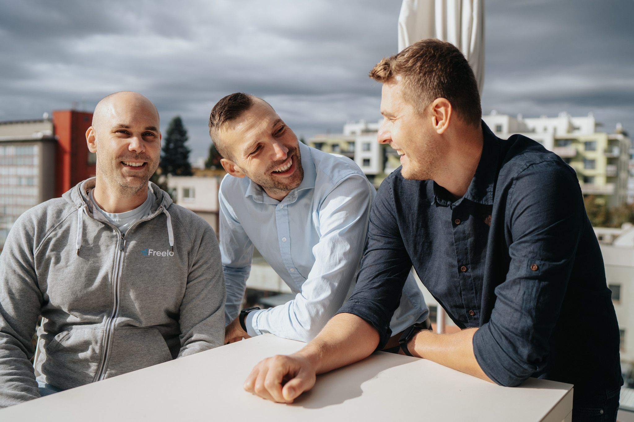 Spoluzakladatelia Freelo.cz Karel Dytrych, Jan Kulda, Karel Borkovec