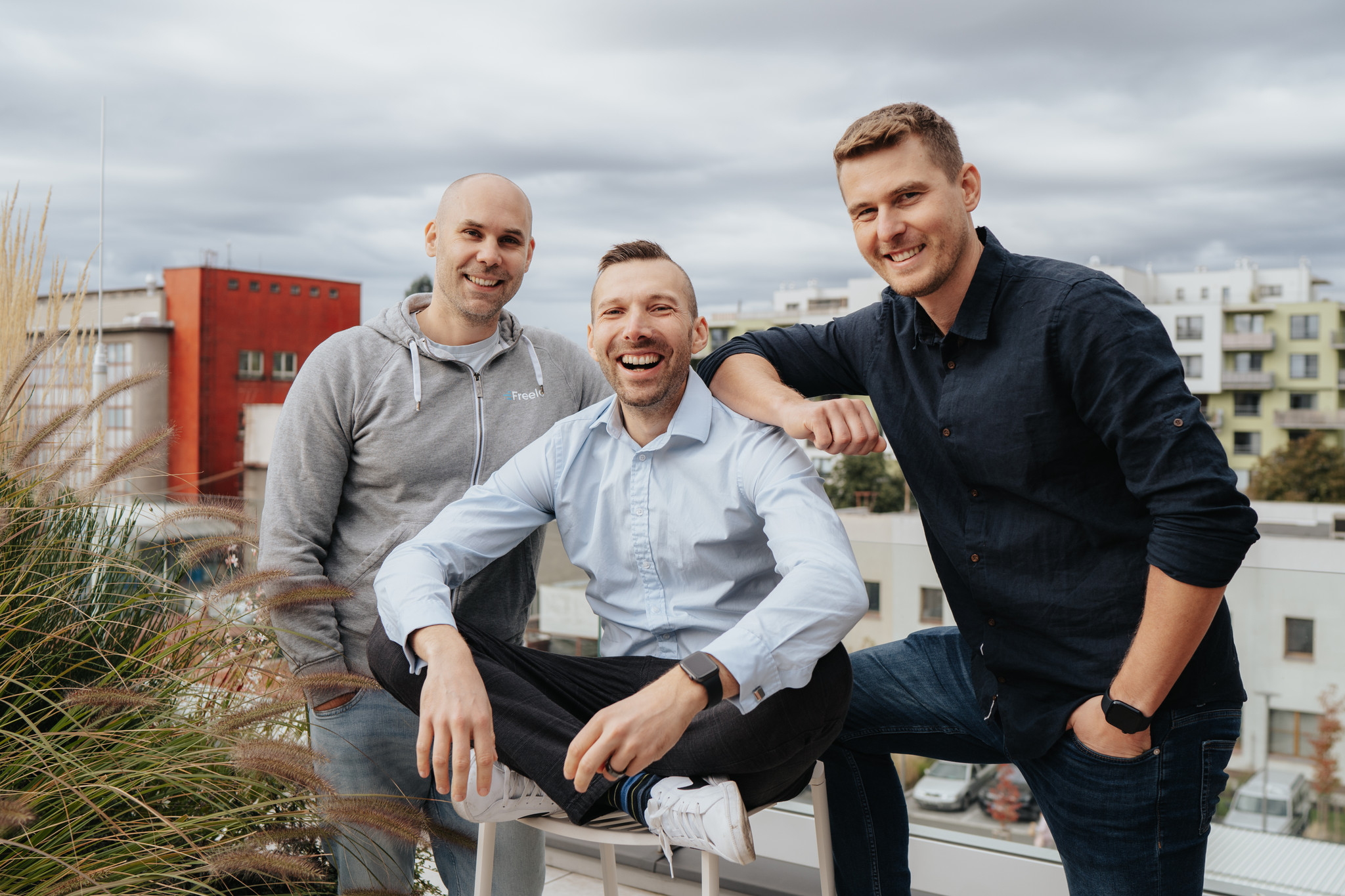 Spoluzakladatelia Freelo.cz Karel Dytrych, Jan Kulda, Karel Borkovec