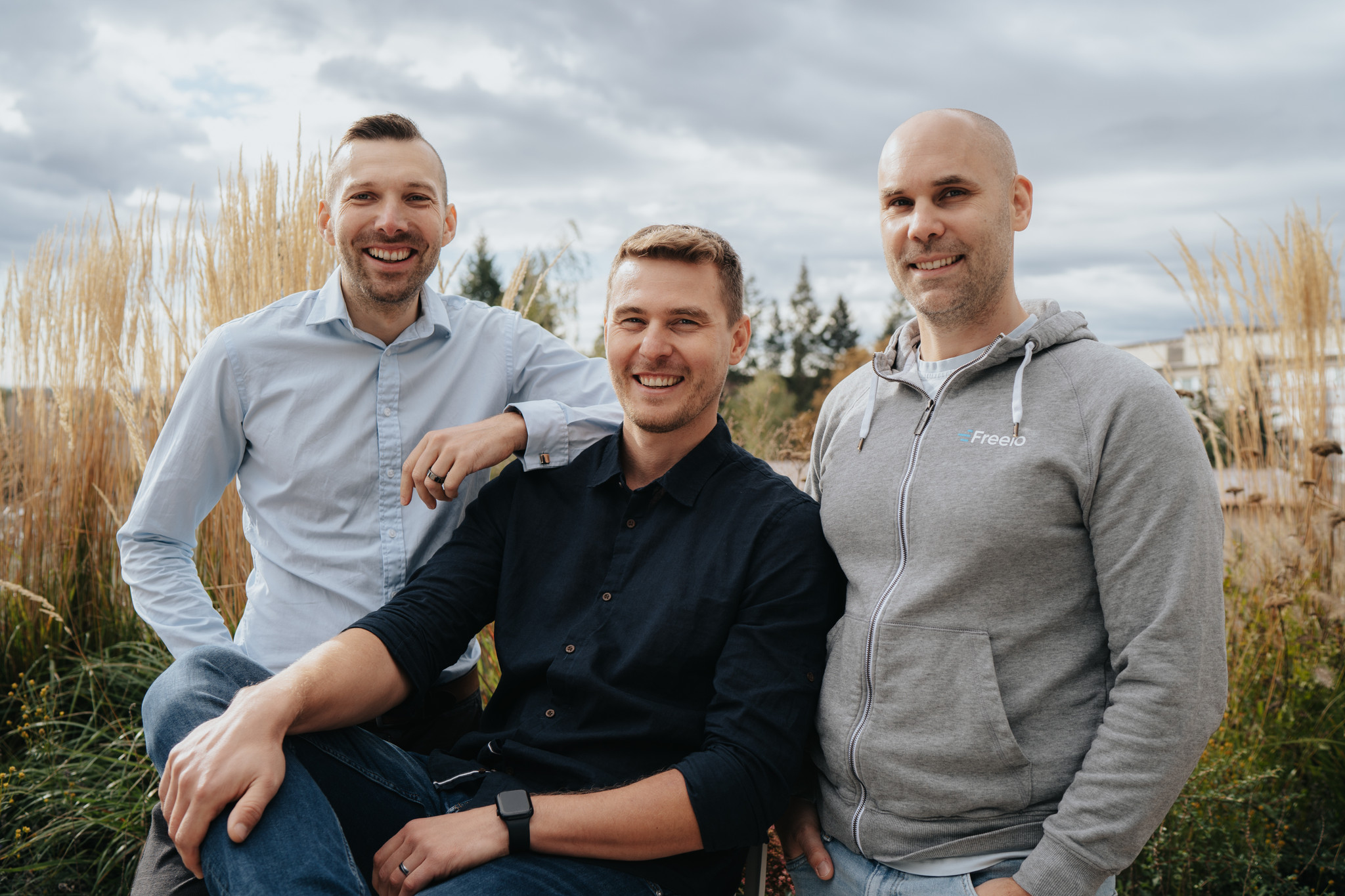 Spoluzakladatelia Freelo.cz Karel Dytrych, Jan Kulda, Karel Borkovec