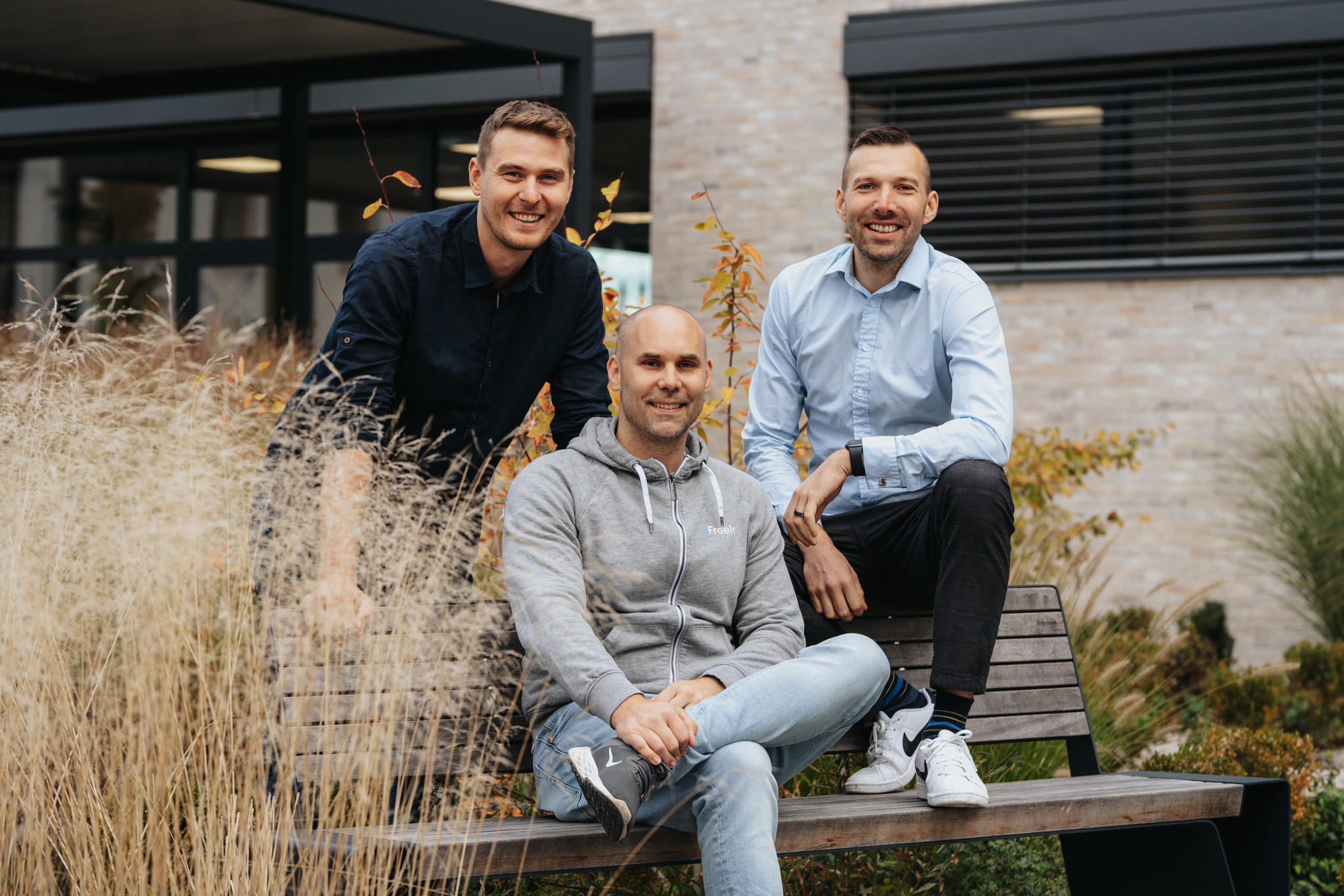 Spoluzakladatelia Freelo.cz Karel Dytrych, Jan Kulda, Karel Borkovec