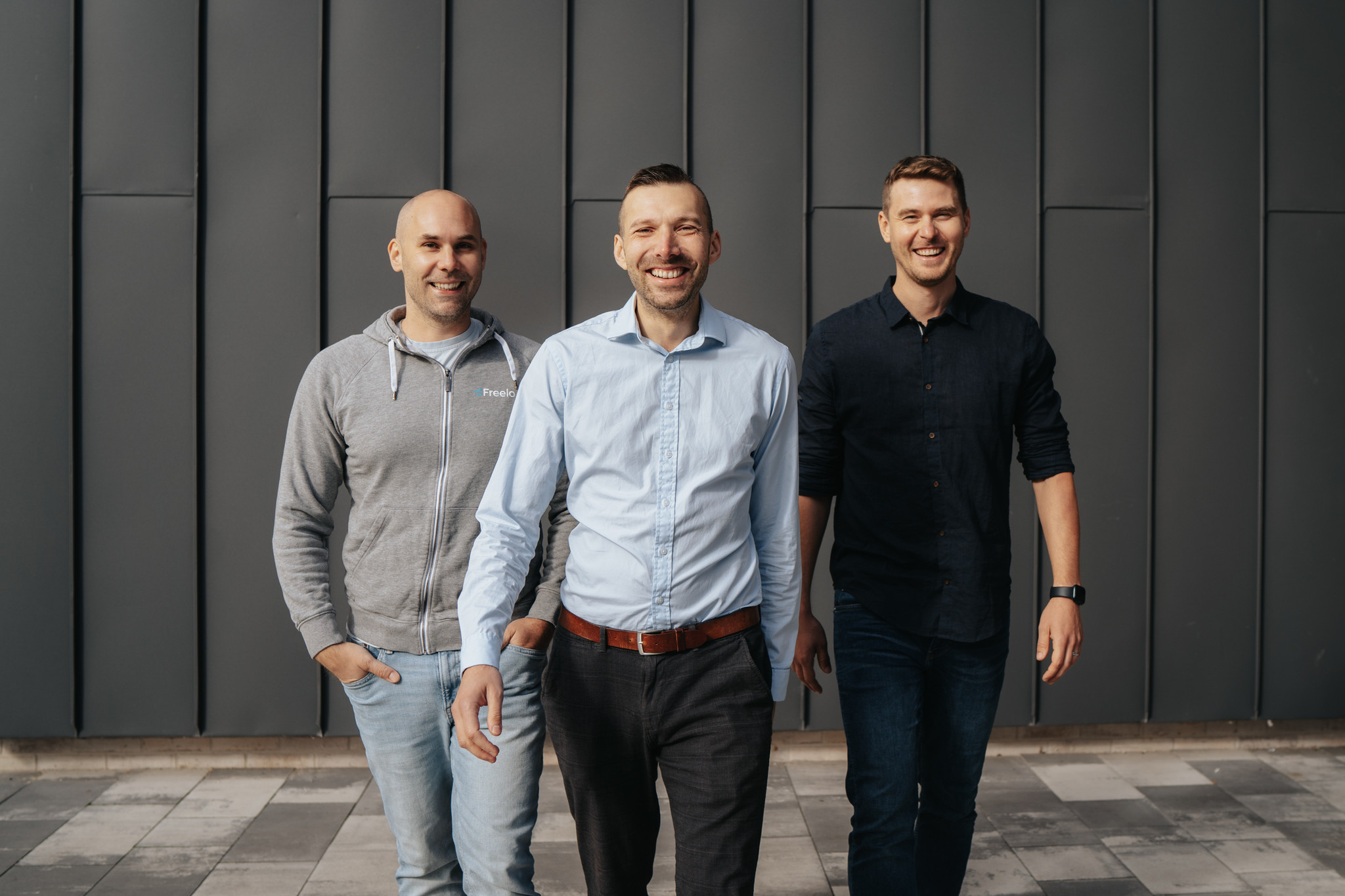 Spoluzakladatelia Freelo.cz Karel Dytrych, Jan Kulda, Karel Borkovec