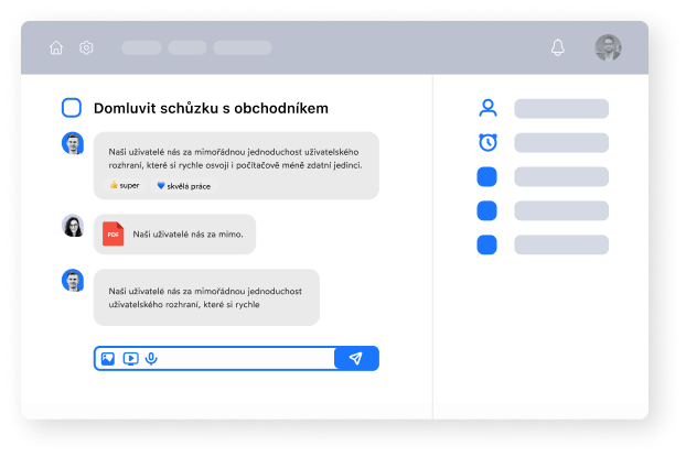 Jasná komunikácia s tímom a klientmi
