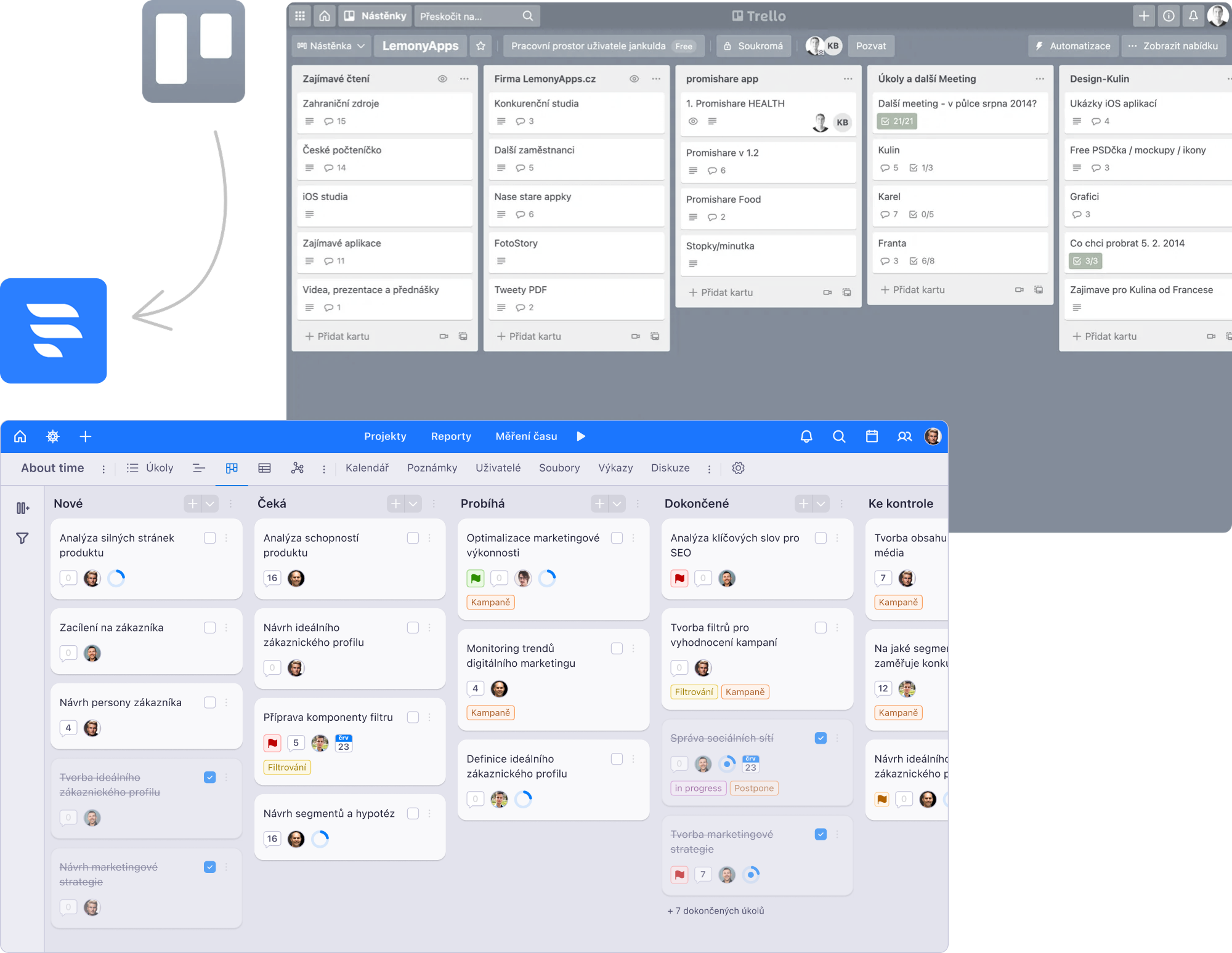 Import z Trella do Freela